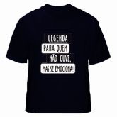 Camiseta Legenda Nacional - Preta G