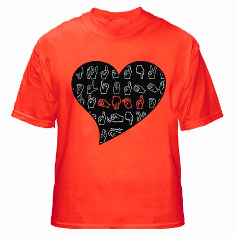 Camiseta Amor - Vermelho G