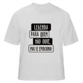 Camiseta Legenda Nacional - Branca P