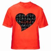 Camiseta Amor - Vermelho G