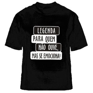 Camiseta Legenda Nacional - Preta P