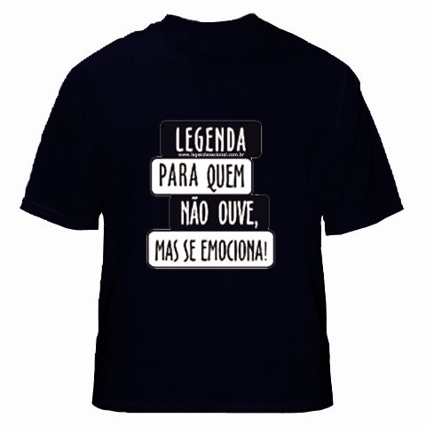 Camiseta Legenda Nacional - Preta G