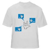 Camiseta Eu Amo Você - Branca PP (infantil)
